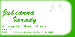 julianna varady business card