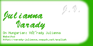 julianna varady business card